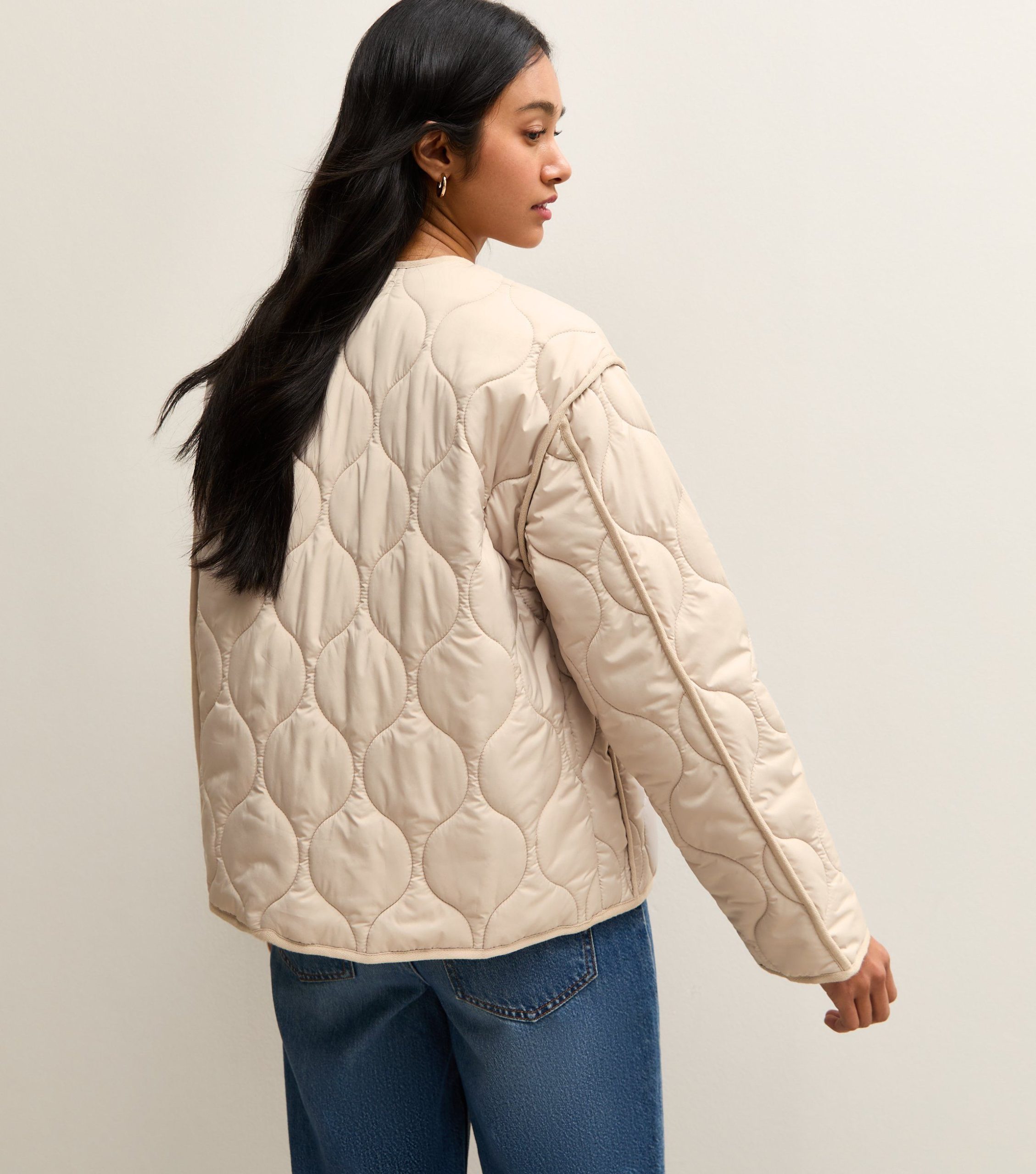 Stone Quilted Padded Jacket - Image 4