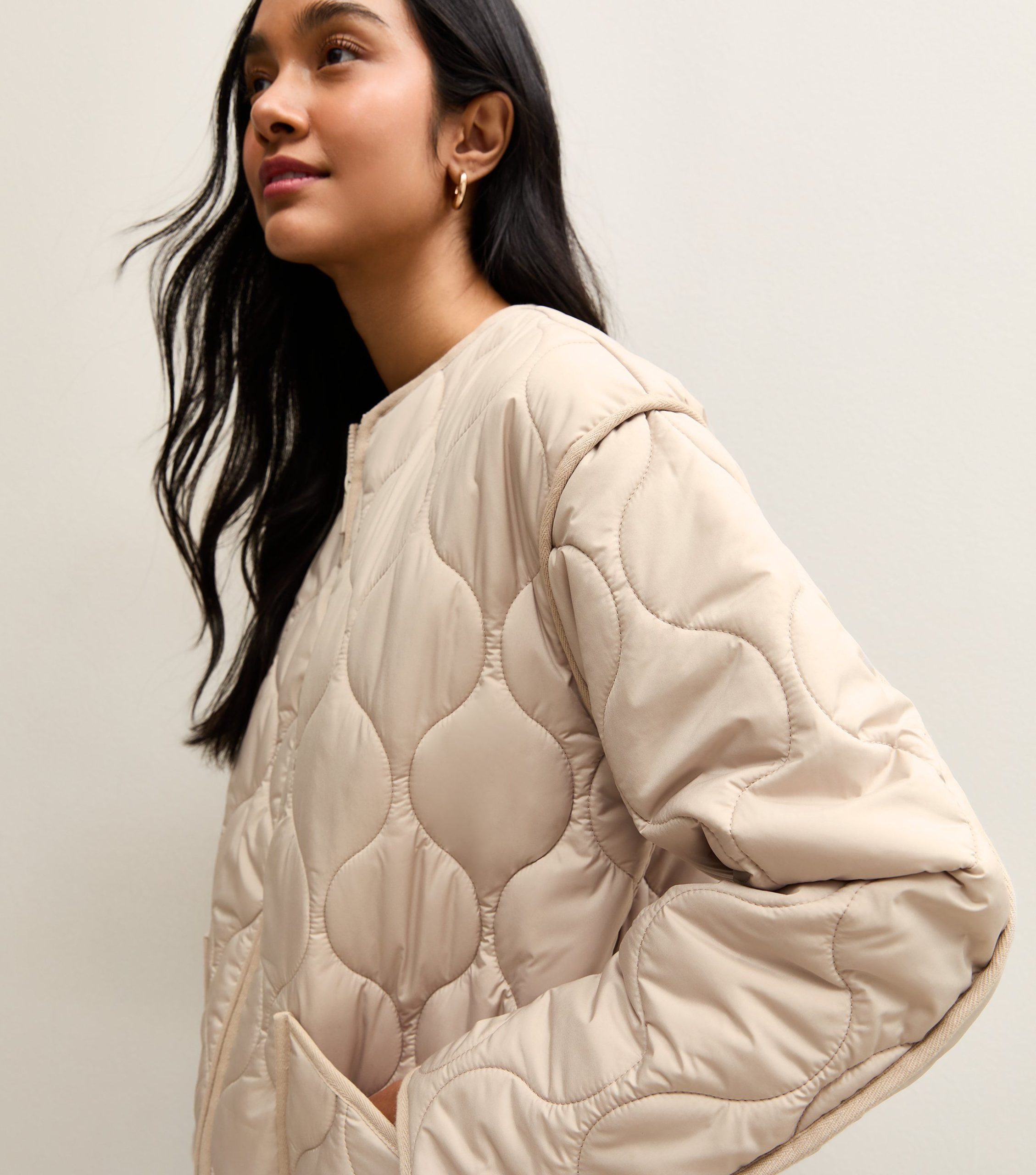 Stone Quilted Padded Jacket